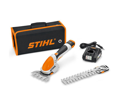 Stihl HSA26 Shrub cutter & grass trimmer, includes battery and charger. Up to 110 minutes run time. Handle available