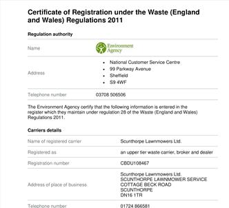 Waste Carriers License