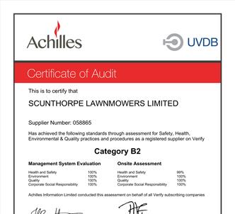 Audit Certificate